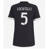 Juventus Manuel Locatelli #5 Tredje Tröja Dam 2023-24 Korta ärmar